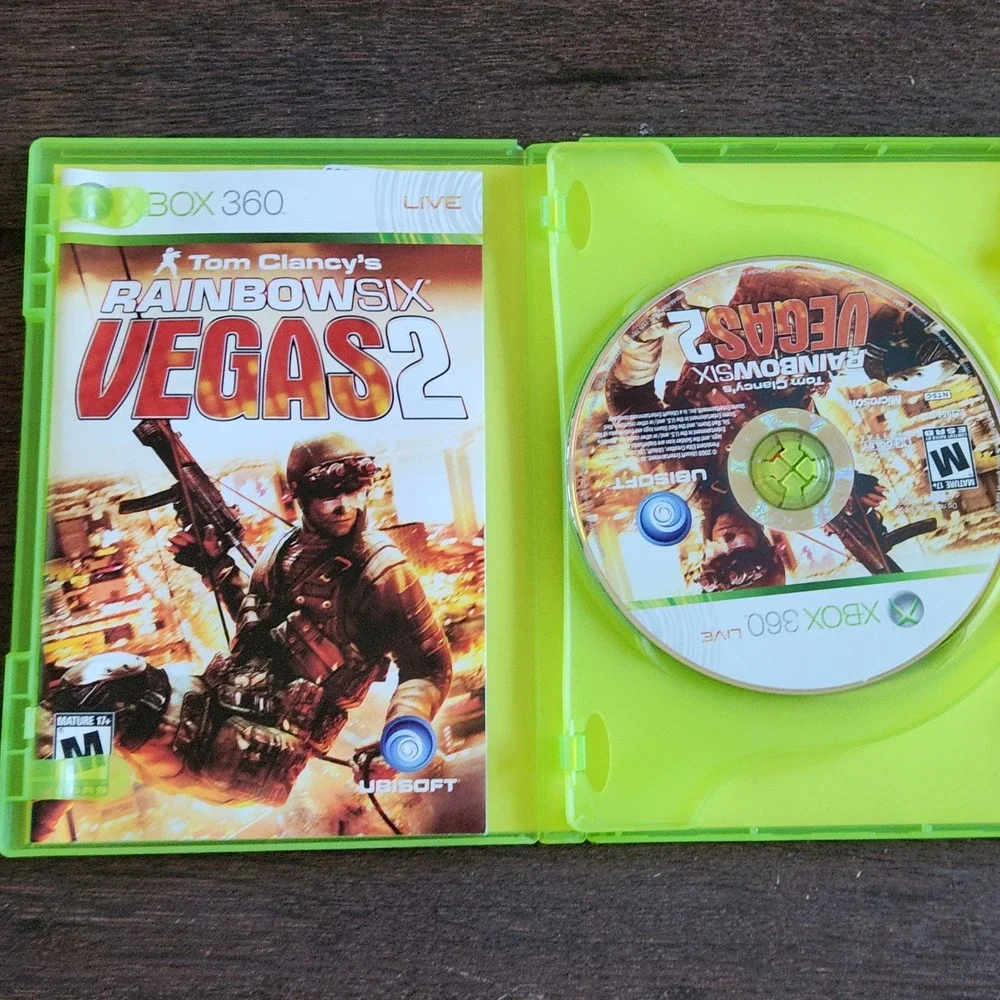 Rainbow Six Vegas 2 Xbox 360 Game‎ Tom Clancy's Ubisoft Shooter Complete